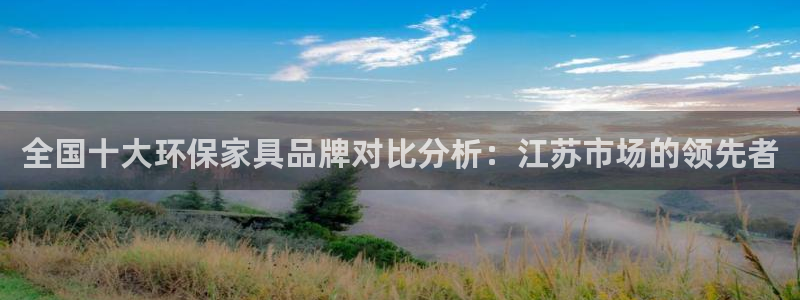 沐鸣官网网站中心：全国十大环保家具品牌对比分析：江苏市场的领